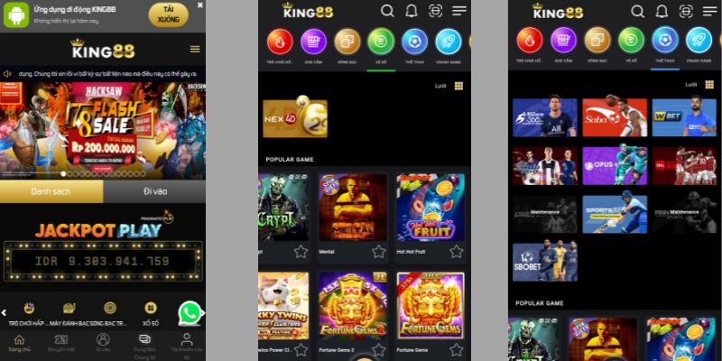 Các bước tải app King88 về điện thoại iOS 